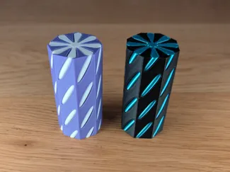 Spiral Fidget Octagon Column