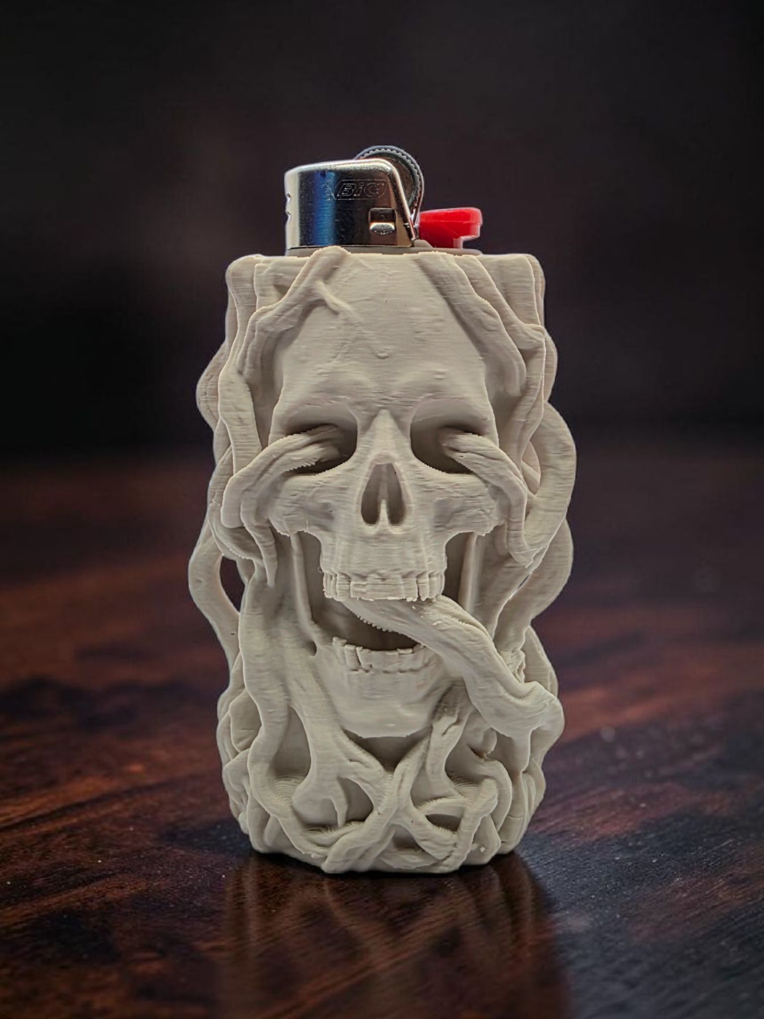 Rooted Skull Bic Sleeve - 1