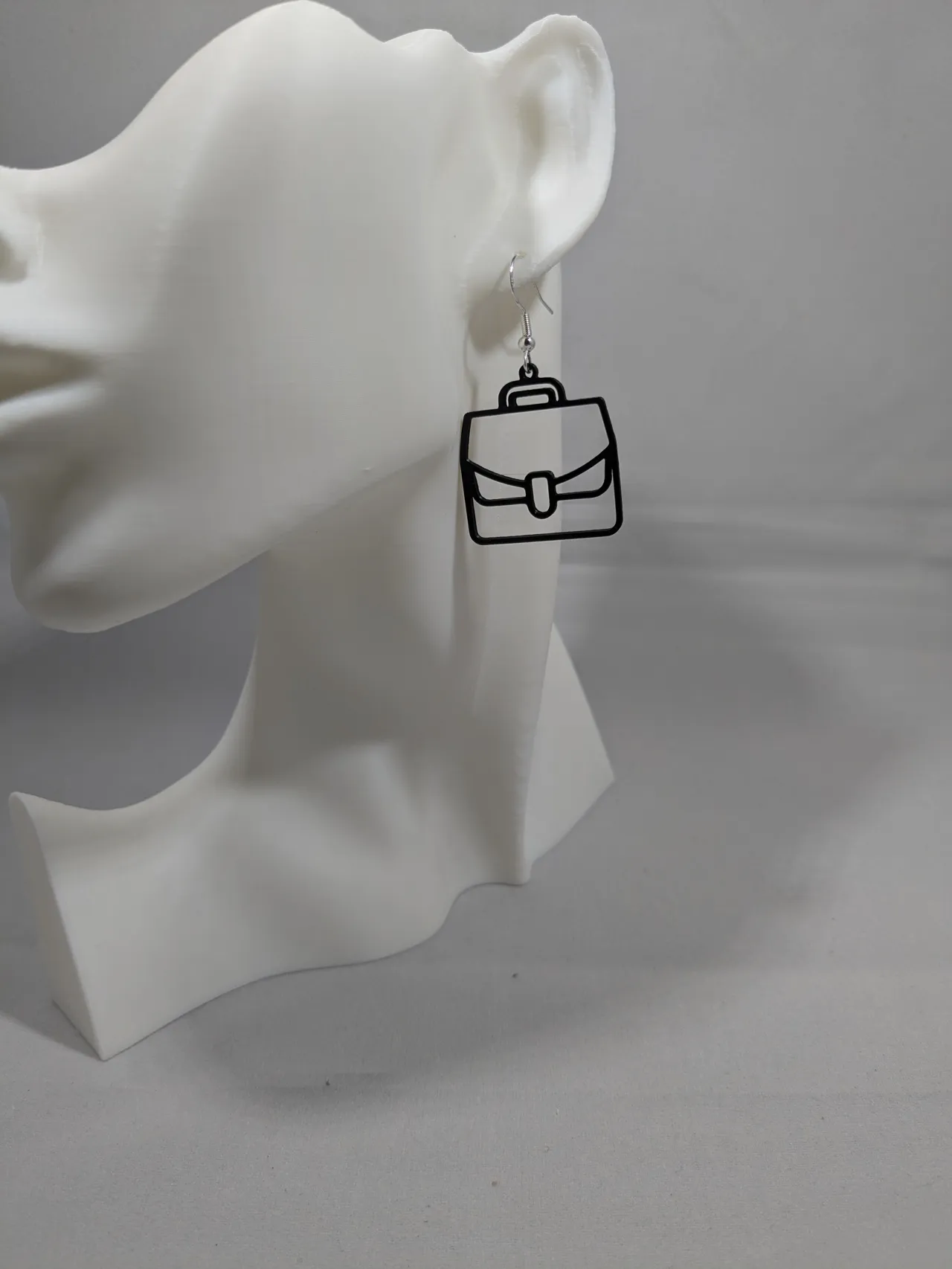 Briefcase earrings view 3