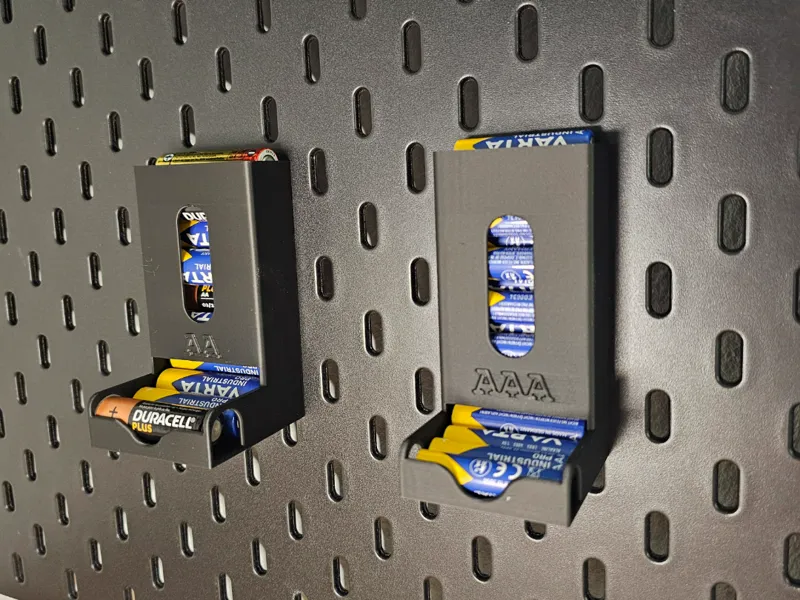 IKEA Skadis Batteriespender AA & AAA