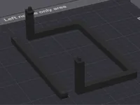 Pfosten: eckig, Dynamic Layer High, 2 walls, 15% infill