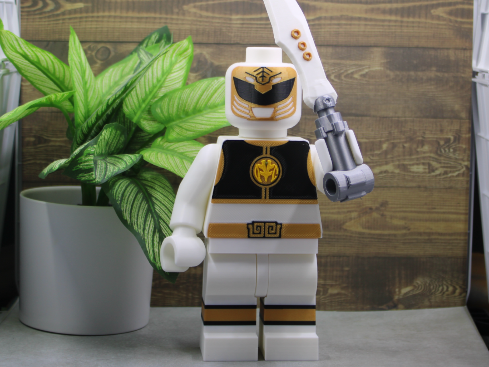 500% Brick - White Power Ranger