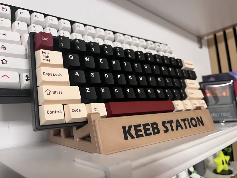 Keeb Station: Double Keyboard Stand