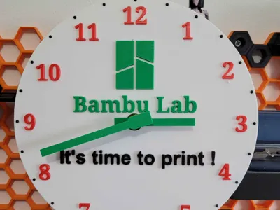 Bambu Lab Clock