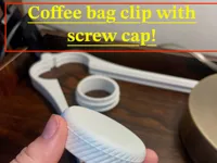 Pince à sachet de café avec bouchon à visser — photo 2