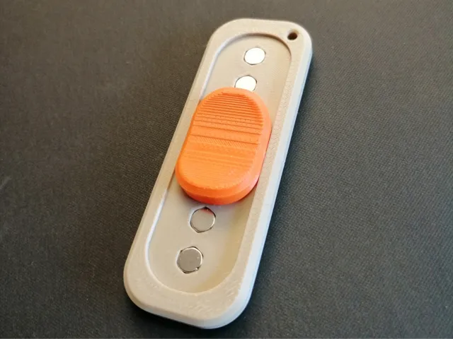 Smooth Magnetic Fidget Slider (5x3 Neodym-magnets)