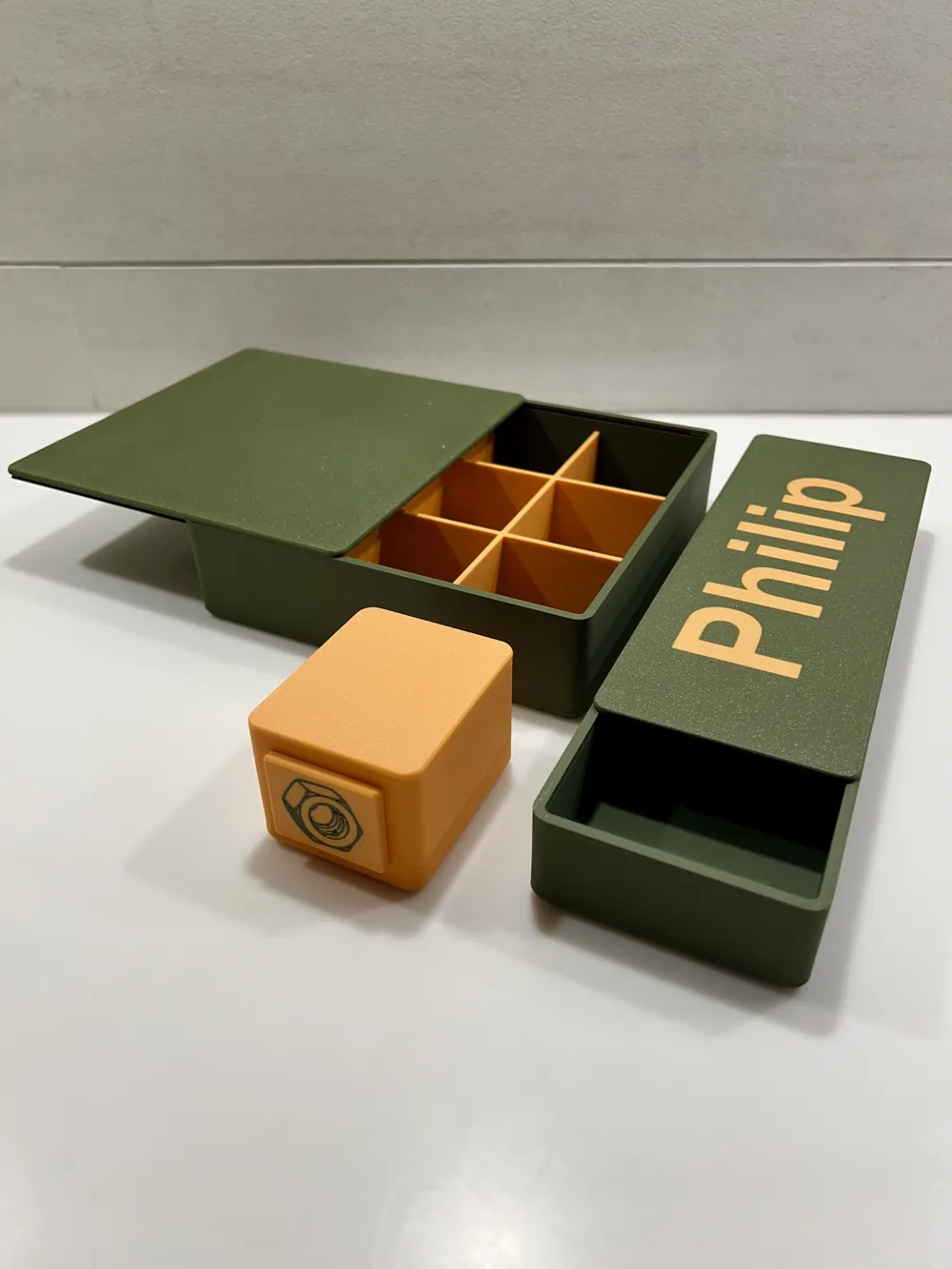 Adjustable box with sliding lid (parametric) - Free 3D Print Model ...
