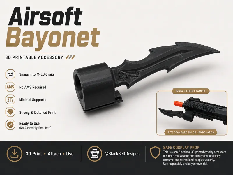 Airsoft M-LOK Bayonet