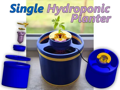 Single Hydroponic Planter