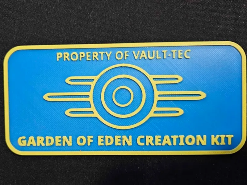 Fallout G.E.C.K printer sign
