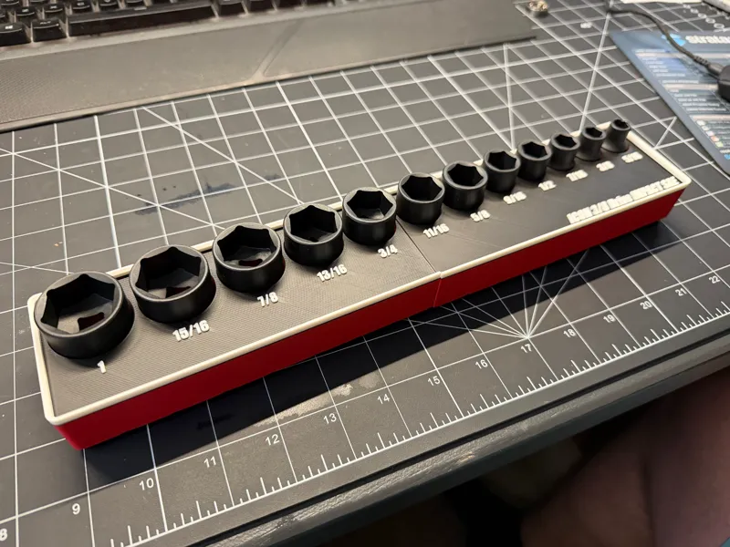 ICON Short Impact 3/8 Drive SAE Gridfinity