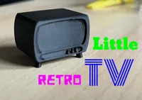 Mini télé rétro — breloque et figurine — photo 3