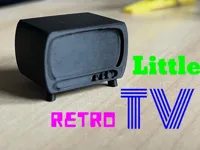 Mini télé rétro — breloque et figurine — photo 1