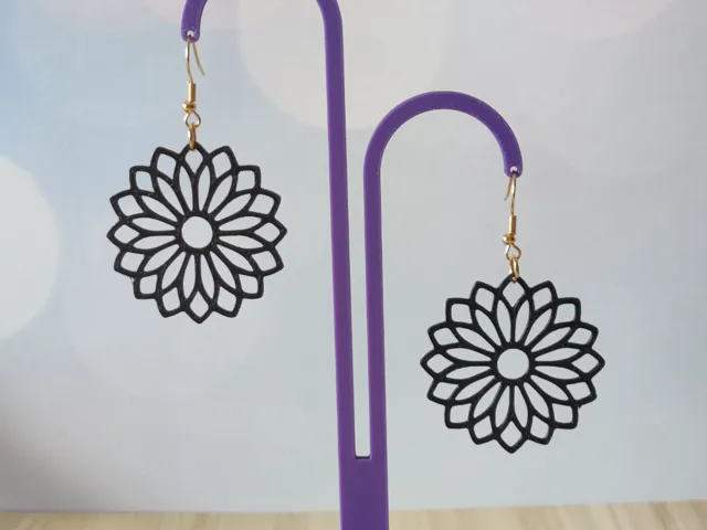 Pendiente Flor Mandala