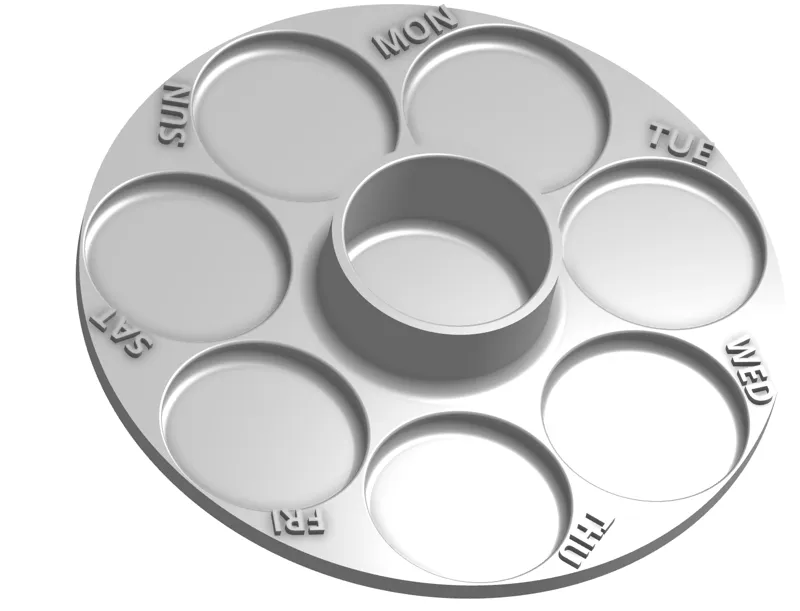 Disposable Cup Pill Organizer