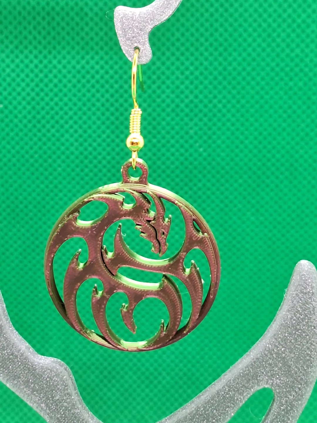 Dragon earrings (1) view 4