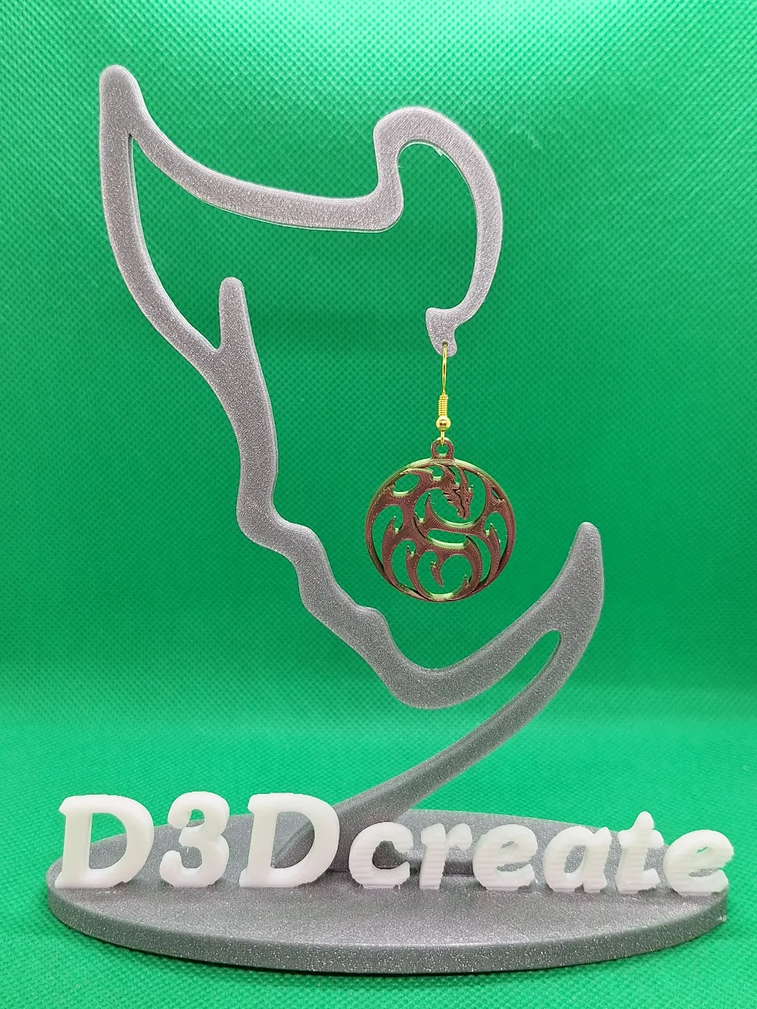 Dragon earrings (1) view 2