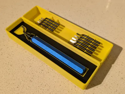 Deburring tool and blade holder - Gridfinity