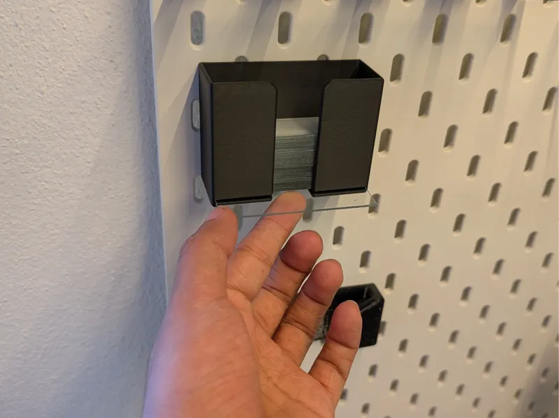 IKEA Skadis microscope slides holder