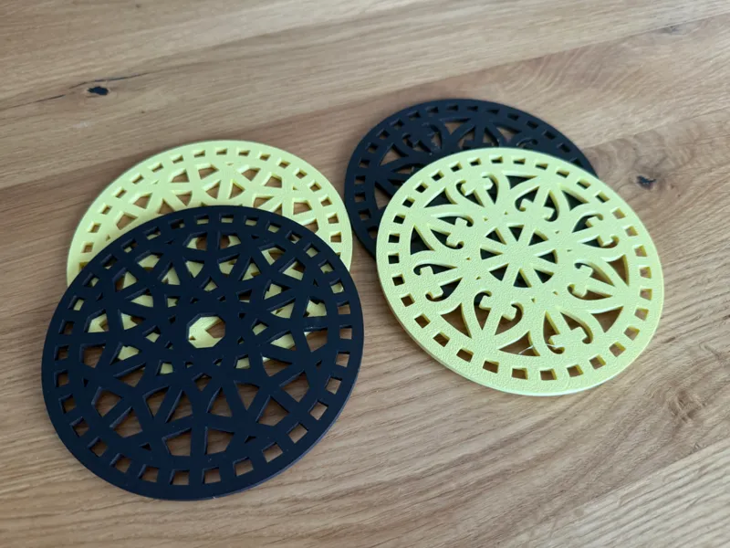 design coaster - 2 patterns