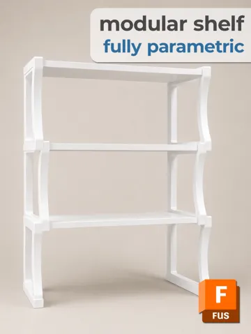 Soporte: Modulares parametrisches Aufsatzregal (Serie) — vista de referencia 2