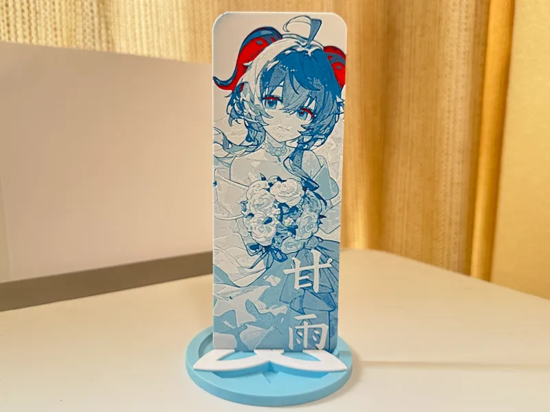 原神婚纱甘雨书签卡牌