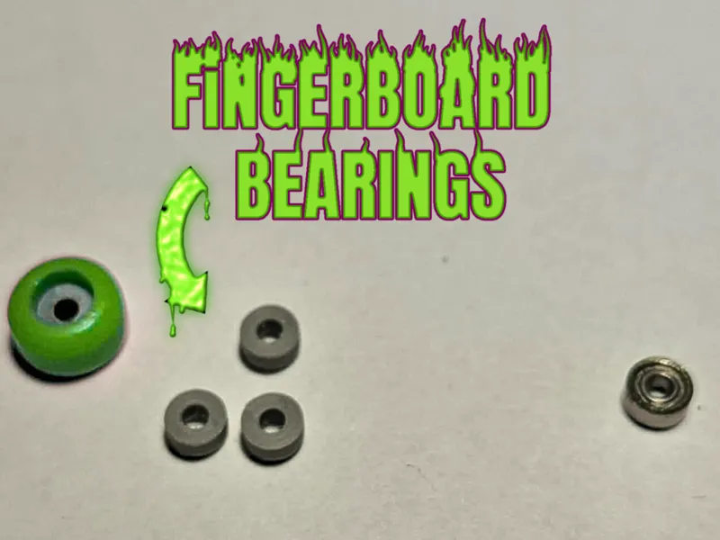 Fingerboard wheels bearings/bushings 681X