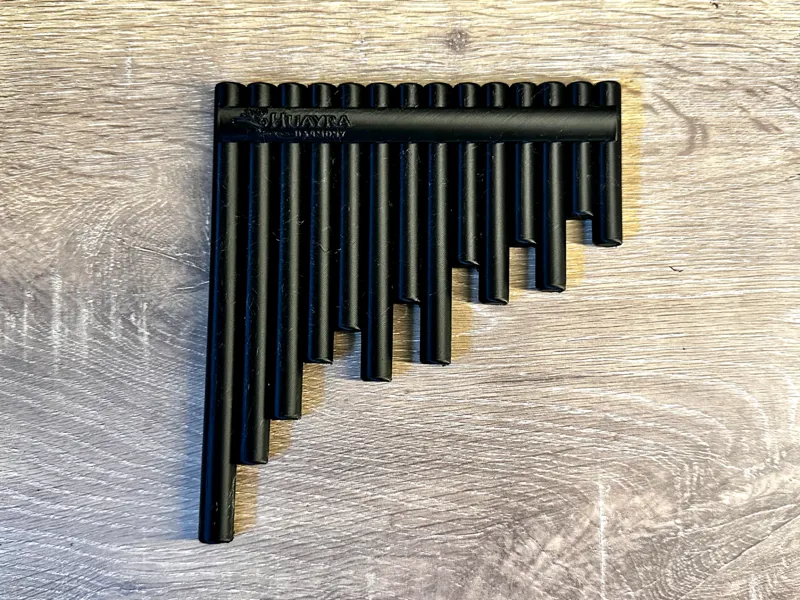 Ecuadorian Rondador 14 pipes pan flute in Em