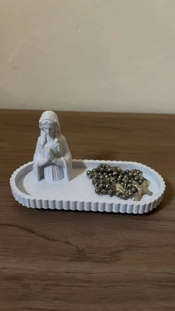 Bandeja organizadora: Bandeja para Rosario con Virgen María — vista de referencia 3