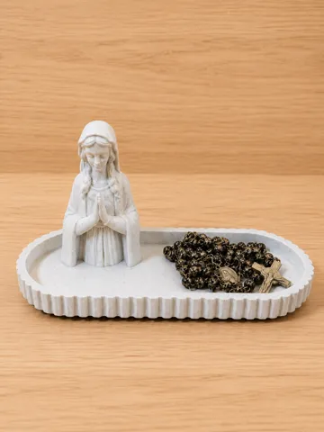 Bandeja organizadora: Bandeja para Rosario con Virgen María — vista de referencia 2