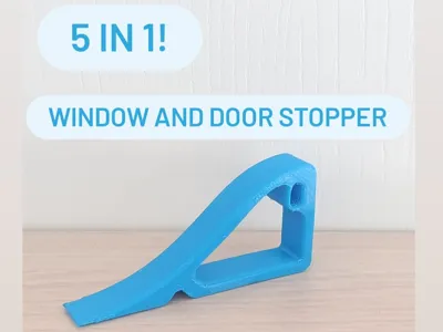 5 in 1 Universal Door & Window Stopper