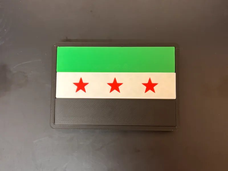 Syrian Flag - No AMS, No glue
