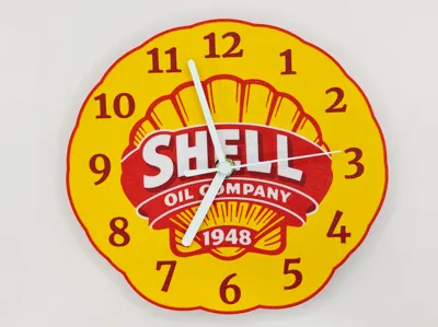 1948 Shell Oil Company Clock