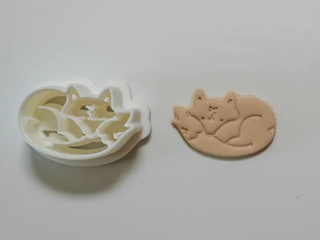 Fox Polymer Clay Cutter Earrings Necklaces