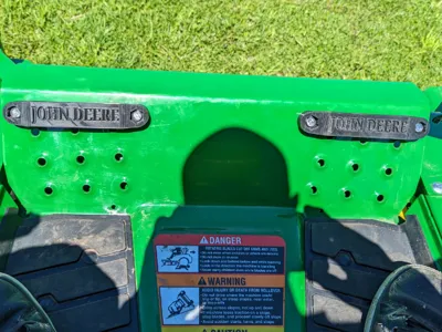John Deere Ztrak Foot Rest / Paint Protector.