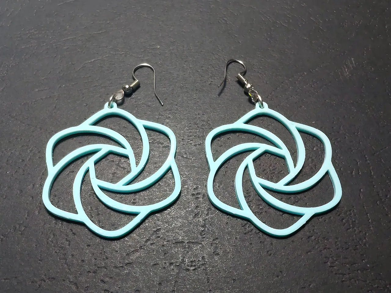Golden Motion Earrings view 3