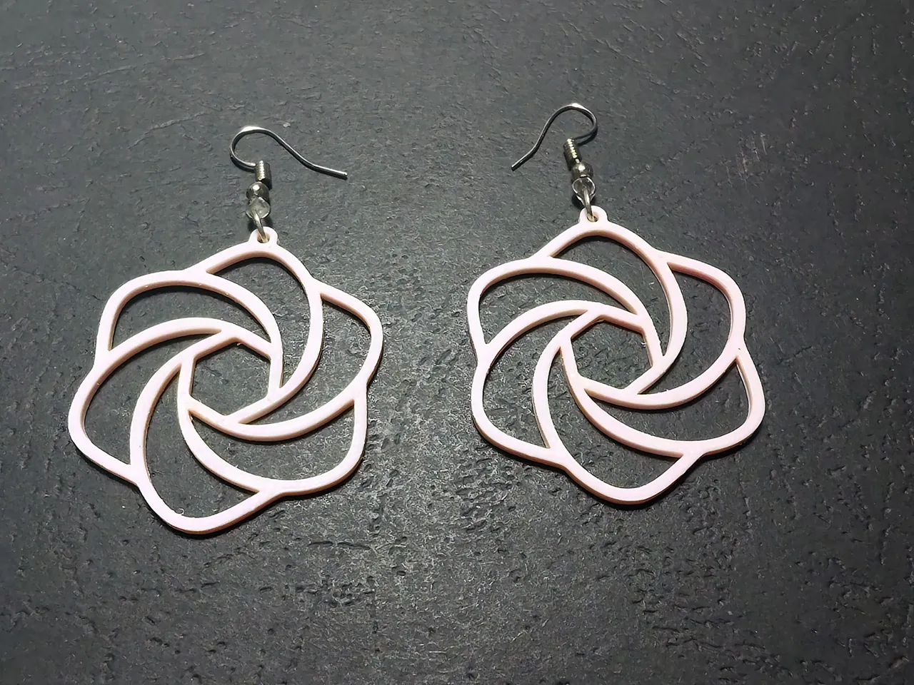 Golden Motion Earrings view 2