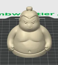 Sumowrestler Single color