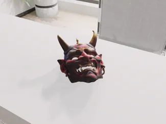 Oni Samurai Mask  (Resizable) (Free To Use!)