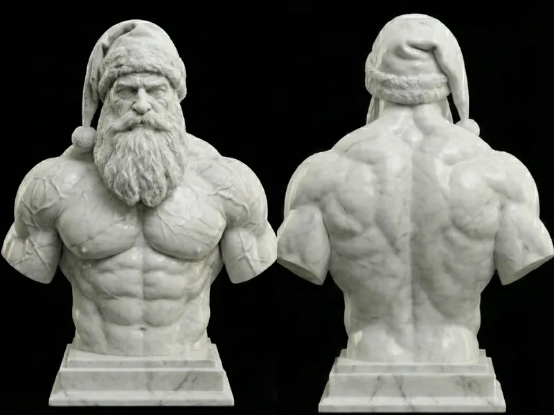 SANTA CLAUS BUST