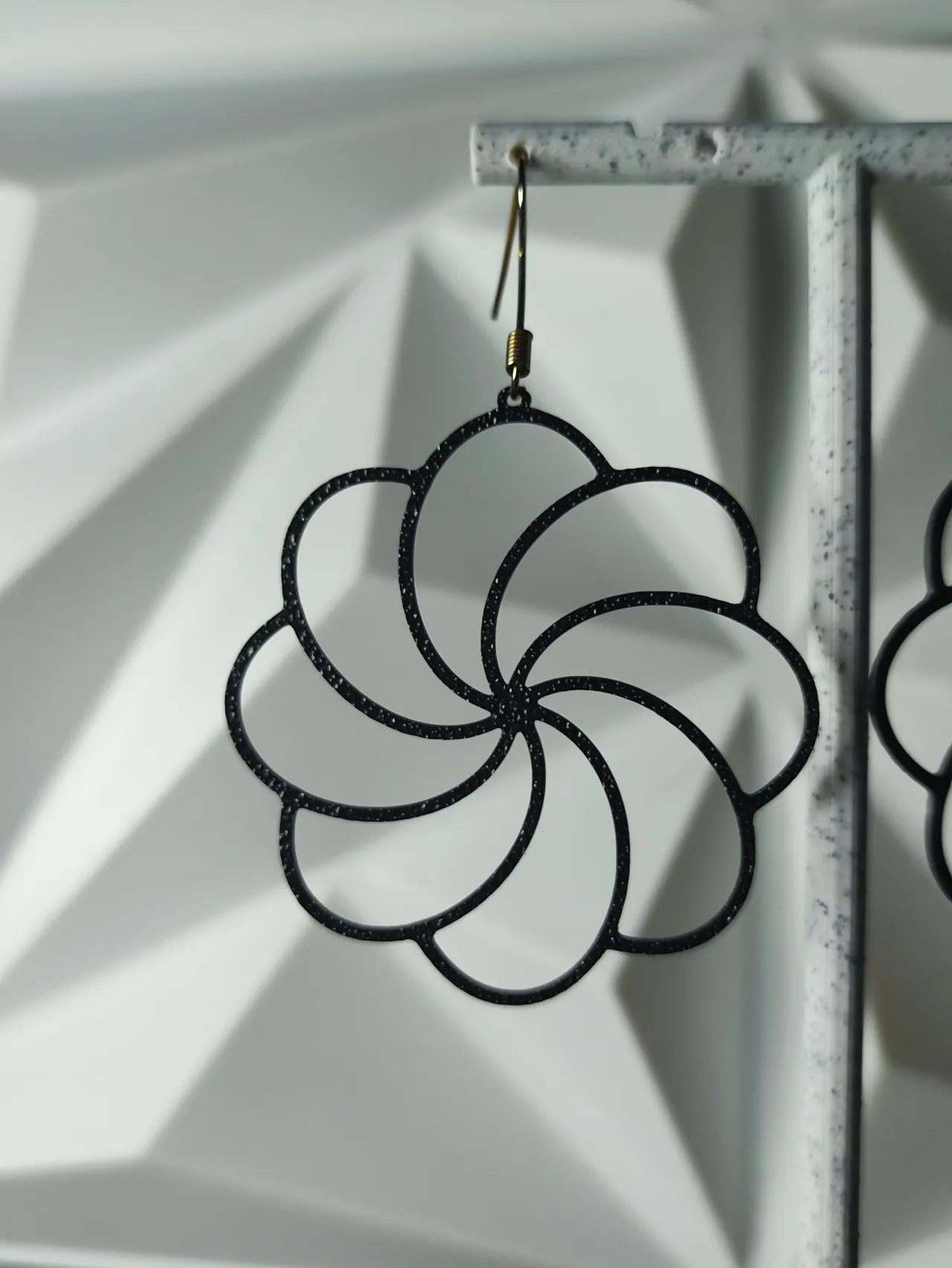 Aretes Vórtice Pétalo view 4
