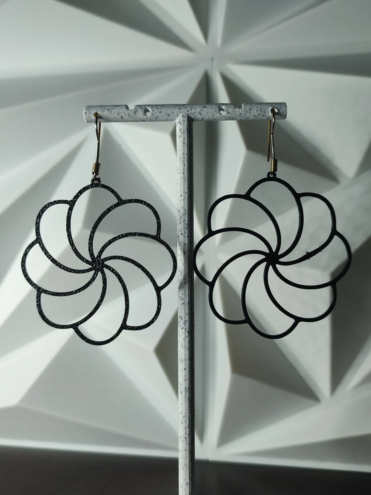 Aretes Vórtice Pétalo view 3