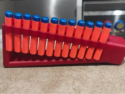 Nerf Commander extended stock and ammo holder