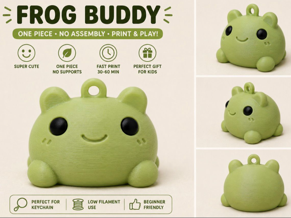 Frog Buddy - Cute | Keychain Toy