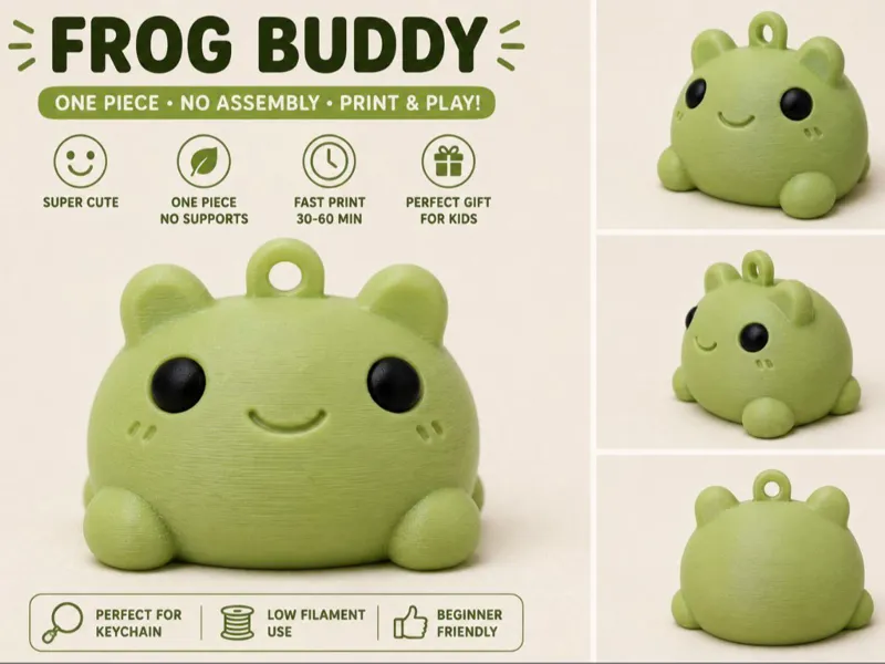 Frog Buddy - Cute | Keychain Toy