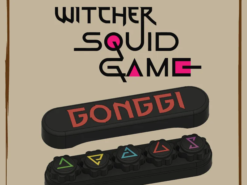 Witcher - Squid game Gonggi pebbles