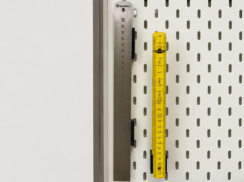 Lineal Magnet Halterung Ikea Skadis