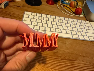 "MUMMY" Heart Keychain - Perfect Thoughtful Gift