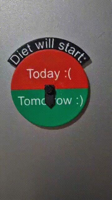 Magnetic Diet Wheel 
