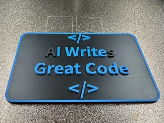 I Write Great Code </> - Double Take Sign